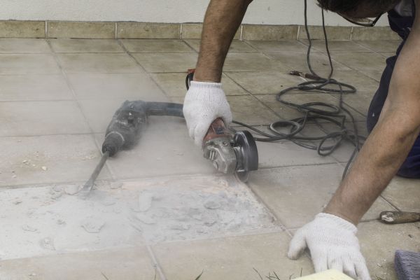 Basement Floor Sawing in Loveland